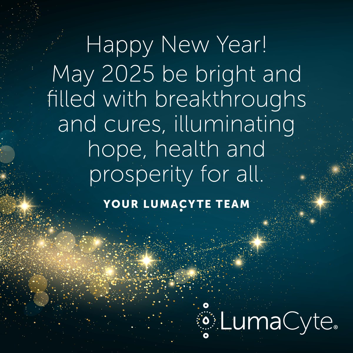 We wish everyone a very bright and prosperous 2025. May this be the year our industry accelerates and achieves milestone level scientific advancements that drive significant growth across the sector. At LumaCyte we are proud to stand beside you lighting the path and delivering