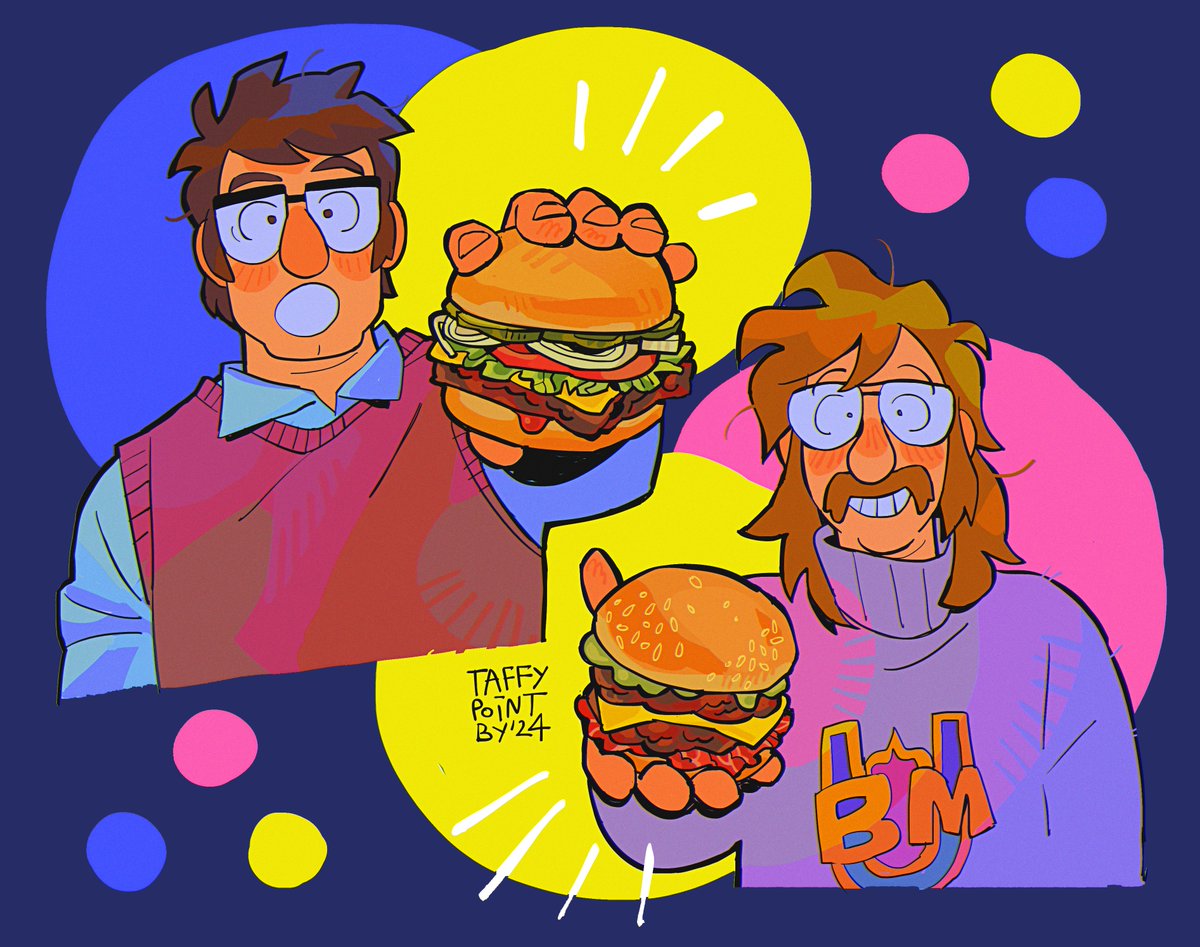 「my favorite art from 2024  i'm so glad i」|EASWIN REAL NOW🍔🦈のイラスト