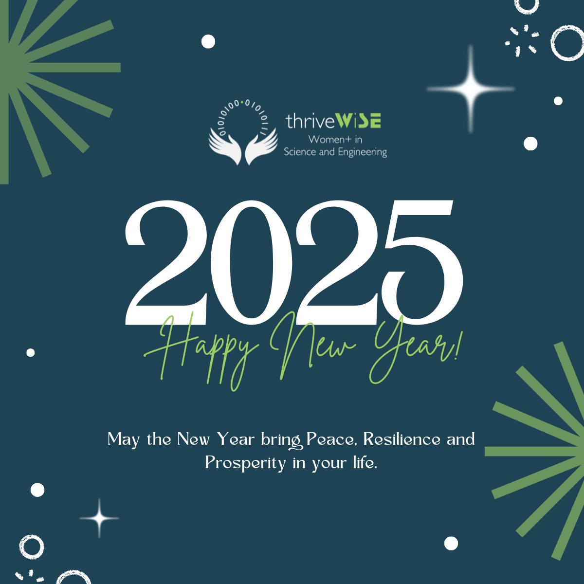 Thrive_WiSE_Org's tweet photo. 🎉 Happy New Year 2025! 🎉2024 was a year of remarkable achievements, and together we will reach even greater heights in 2025! 

🥂✨ #HappyNewYear #WomenInTech #WomenInTech  #WomenInSTEM #DiversityInTech #TechLeadership #WomenEngineers #TechAlly https://t.co/ODtq2MZbR6