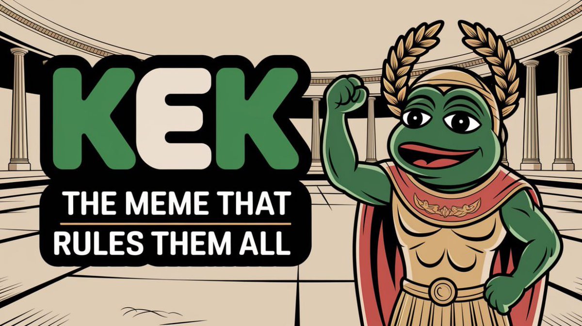KEK @Kek_On_Eth The Meme That Rules Them All $KEK is a meme cryptocurrency  rooted in internet culture and inspired by the fusion of Kekius Maximus - A  modern blend of the legendary