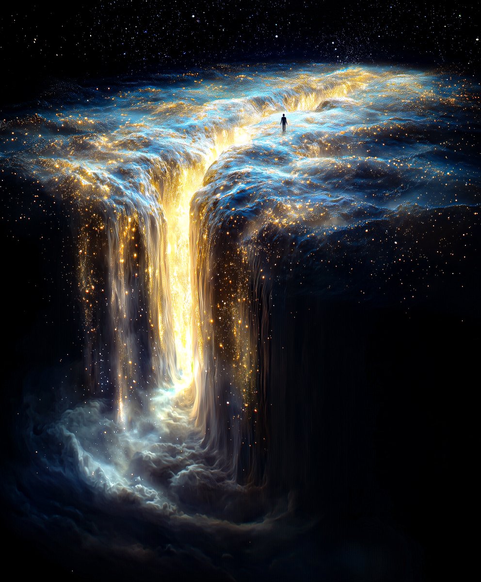 AnglsAI's tweet photo. Rivers of stars illuminate the darkness of space https://t.co/75PCmhuNiO