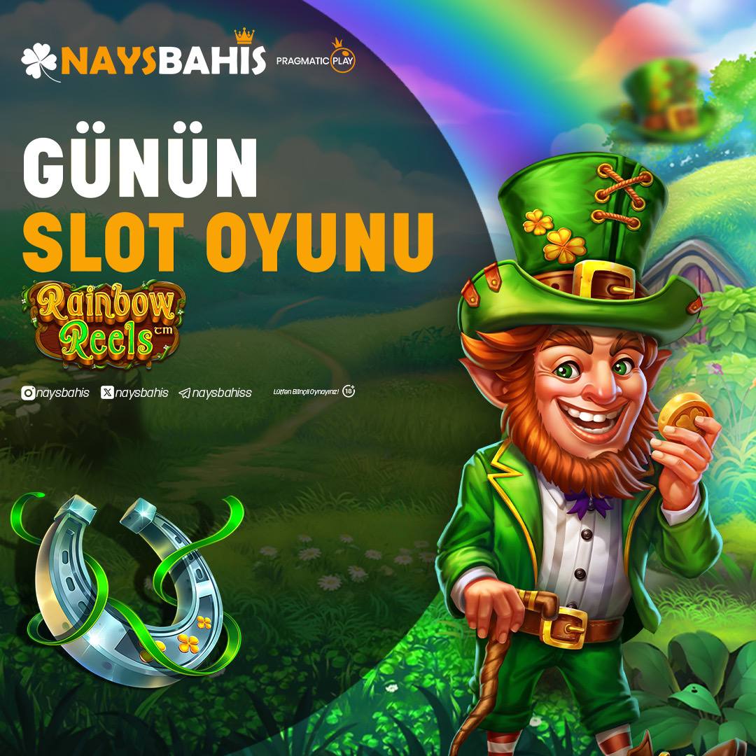 🍀 RAINBOW REELS 🍀 
🎉Yeni Yılda Yüksek Kazançları Yakalamaya Var Mısın 🎉
🔔İlk Yatırımına Özel %100 Hoşgeldin Bonusu
🔔Her Yatırımına Özel %35 Ek Bonus
❤️Nays'la Kazanmayan Kalmasın ❤️

naysbahis204.com 

#nayslakazan #slot #casino #kesfet #gununoyunu #rainbow