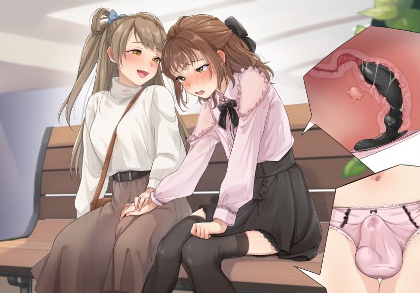 rinne_sha's tweet photo. You wanted to continue our cute lil dates didn't you?~ 🤭

What's best besides making it at New years!~💞

You seem to be blushing what's wrong you wouldn't have any kind of accident right...?~

It was your idea after all to be risky with those toys or are my panties too much?~😵‍💫 https://t.co/CMGGIqiywZ