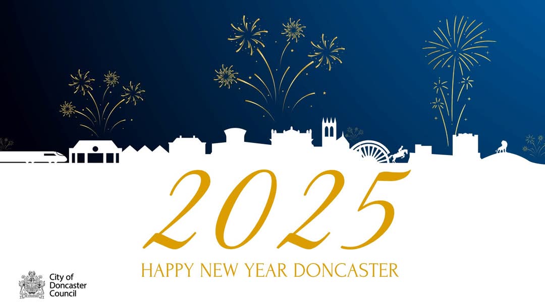 A very #HappyNewYear to all the residents, businesses, charities, community groups and volunteers who help make Doncaster the great place it is to live, work and visit!

#DoncasterIsGreat 🎇🎆🎉