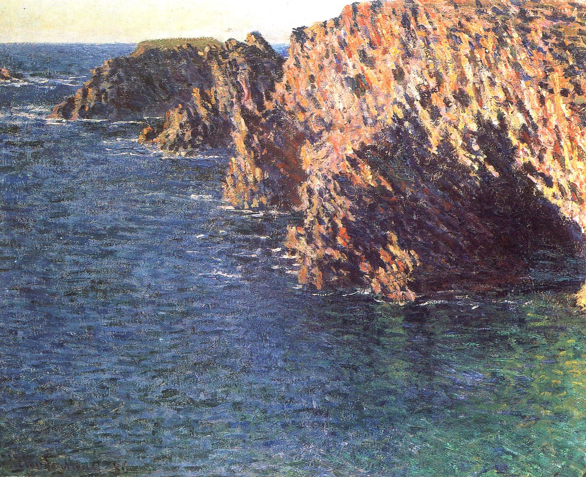 The Grotto of Port-Domois, 1866 #artbots #monet