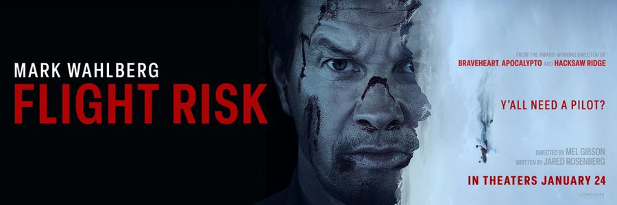 Officiële Flight Risk trailers door Mel Gibson