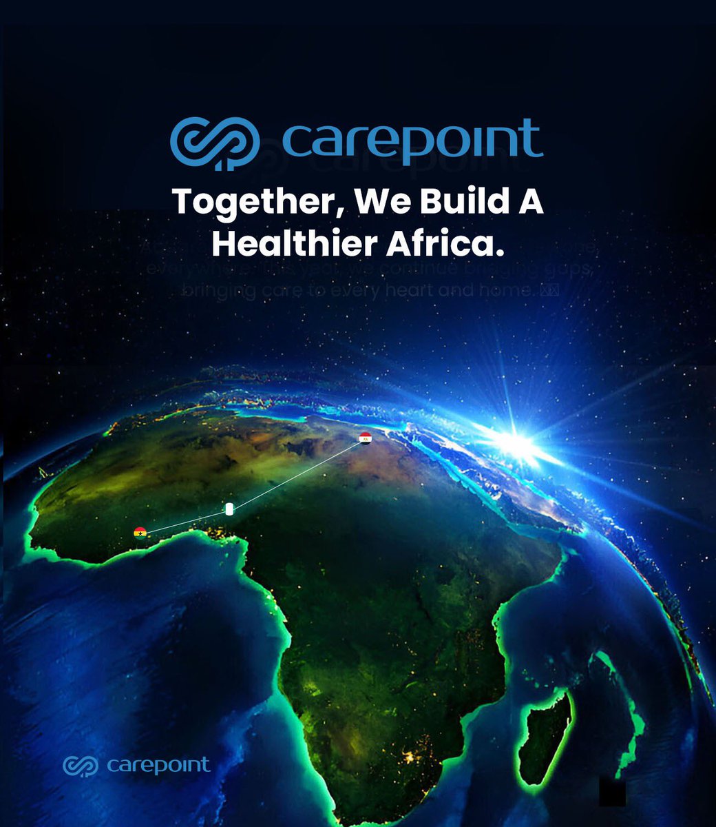 Together, we are shaping a healthier Africa. Here's to innovation, impact and better healthcare in 2025!

#carepoint #africa #healthcare #ghana #nigeria #egypt #rabito #lilyhospitals #hospital #clinic