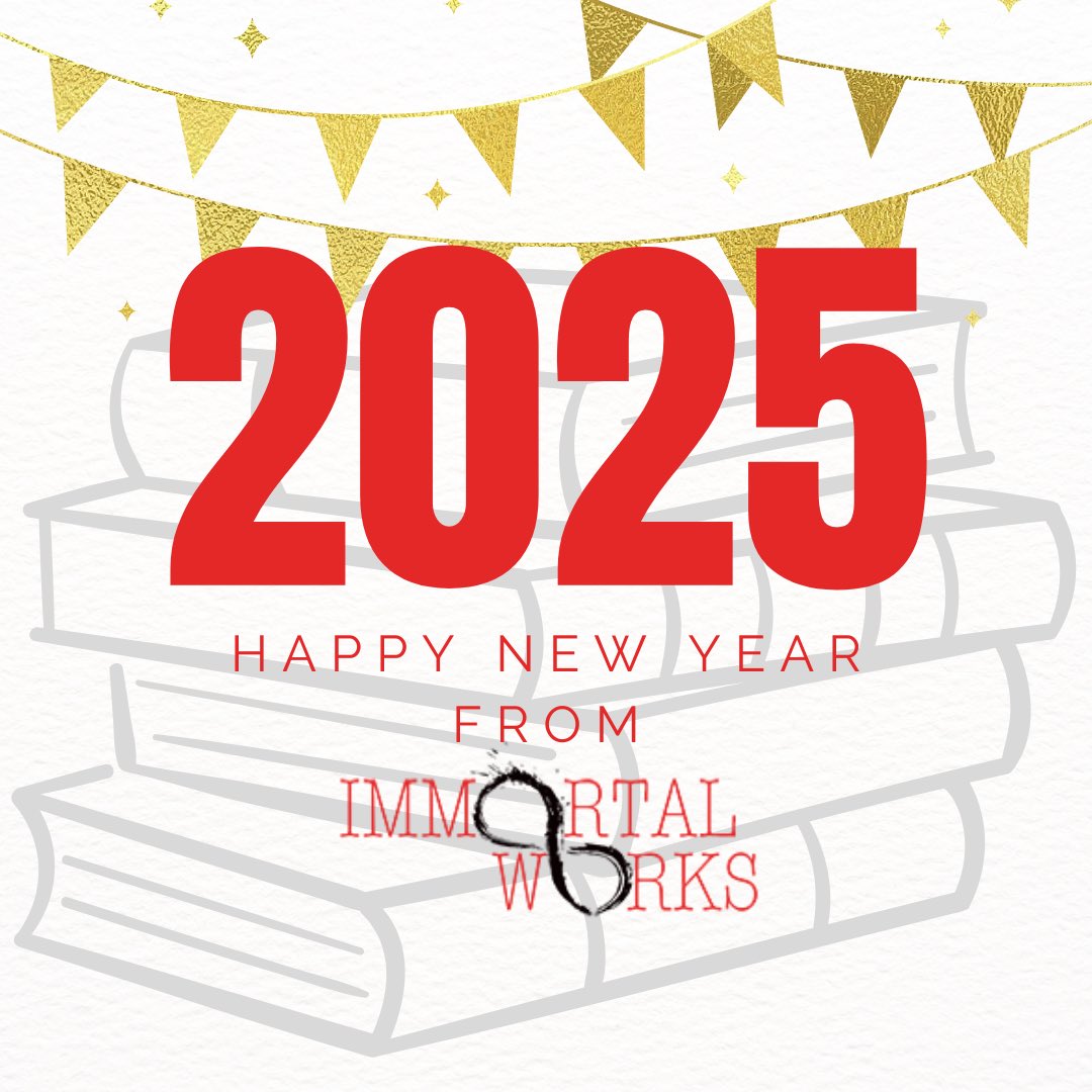 From all of us at Immortal Works to all you wonderful readers, HAPPY NEW YEAR! We wish you all peace, love, and lots of time to read!🥳