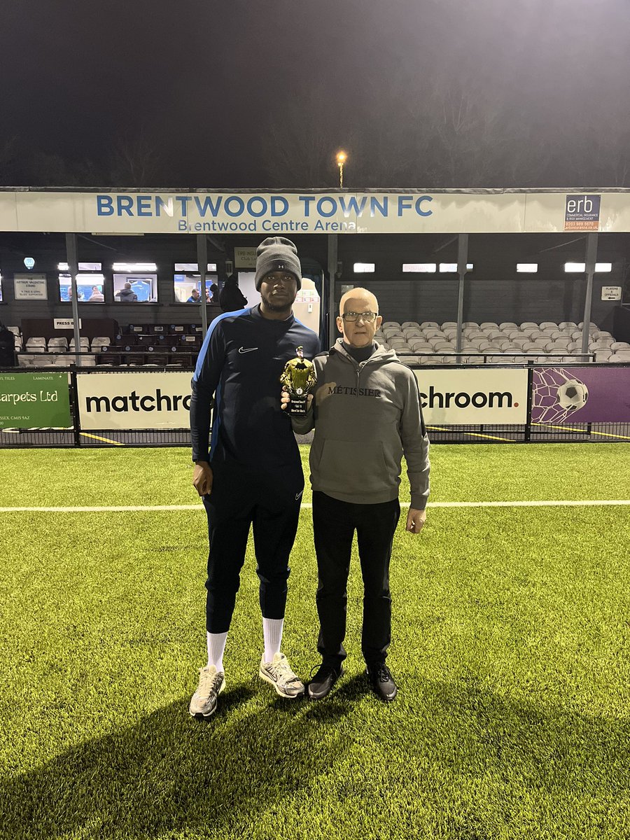Today’s Man Of The Match, selected by Club 24 members, is <a href="/RomelR6/">Romel Aarons Royal</a>!

#ArdensFide | #OneBrentwoodTown 🩵🧡