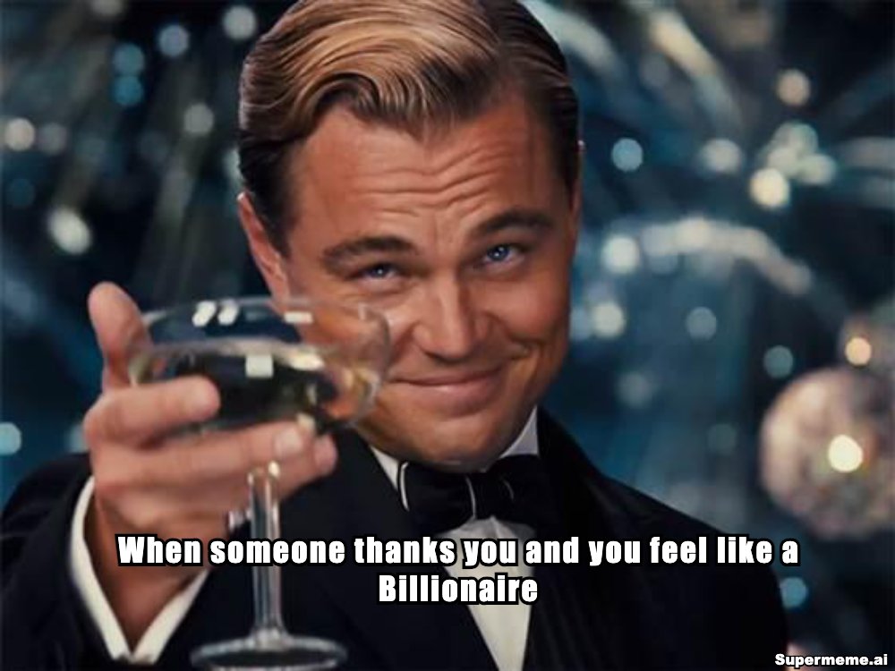 CoinThanky11977's tweet photo. "When someone says 'thank you,' and suddenly you're not just rich in spirit but also feeling like a billionaire. 💰🙌 Cheers to gratitude, the ultimate wealth! 🥂✨ #ThankYouCoin https://t.co/wkfCYKySab