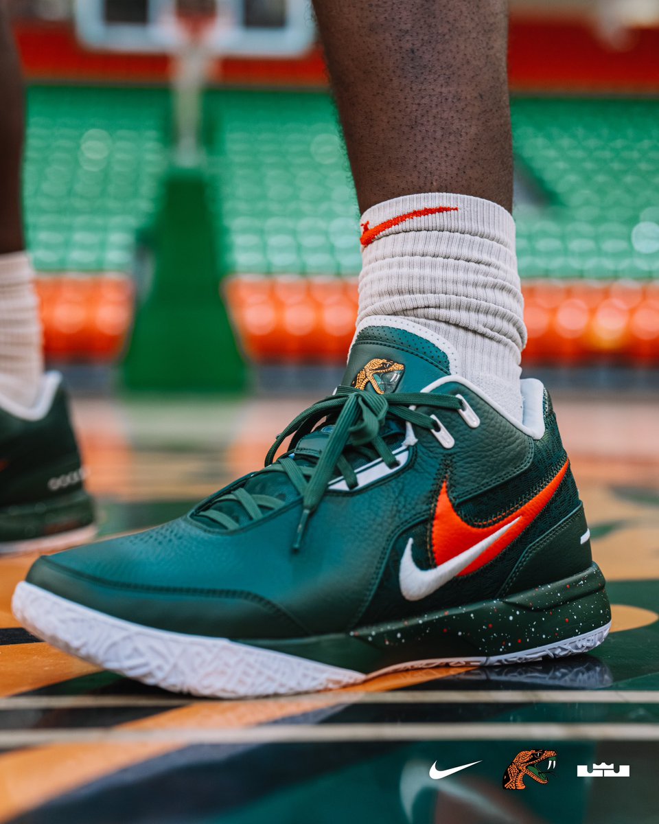 FAMUAthletics's tweet photo. 𝗡𝗲𝘄 𝘆𝗲𝗮𝗿, 𝗻𝗲𝘄 𝗟𝗲𝗕𝗿𝗼𝗻’𝘀 🐍👑

#FAMU | #Rattlers | #FangsUp 🐍 https://t.co/OpULAwcnbf