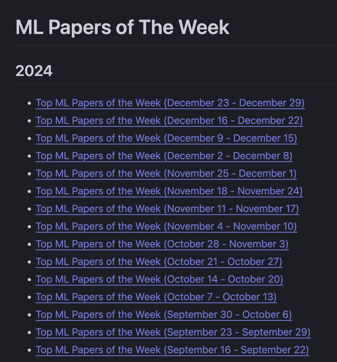 omarsar0's tweet image. Top Trending AI Papers for 2024
If you are looking for the top trending AI papers of 2024, I've got you covered.
I've documented and summarized the top papers every week for all of 2024.
(link below)