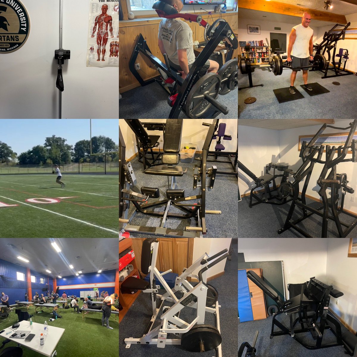 New equipment, new PRs, Be Activated, RPR, QB Training…ready to go for another year!!