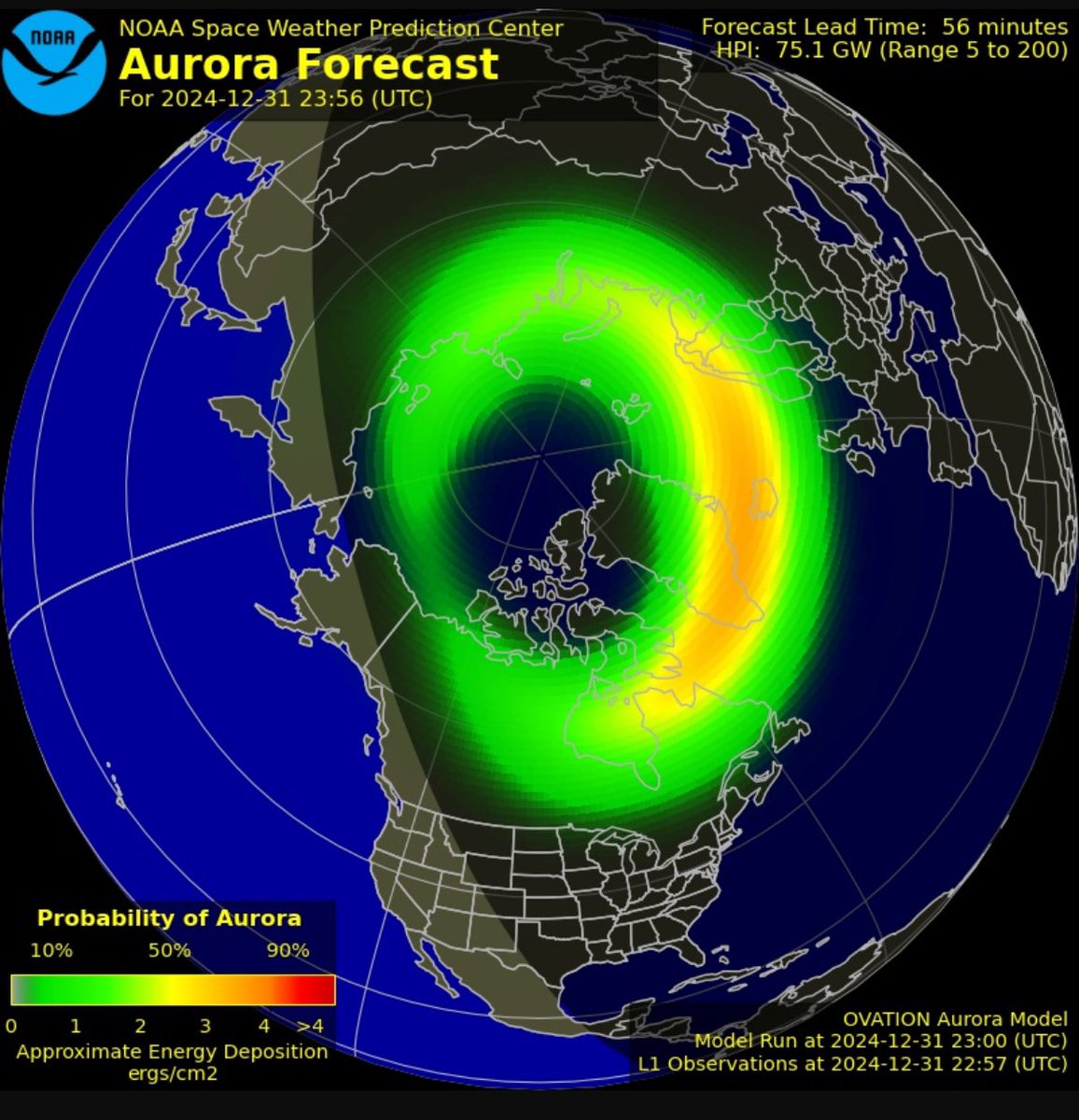 Chance of seeing some Northern Lights on camera