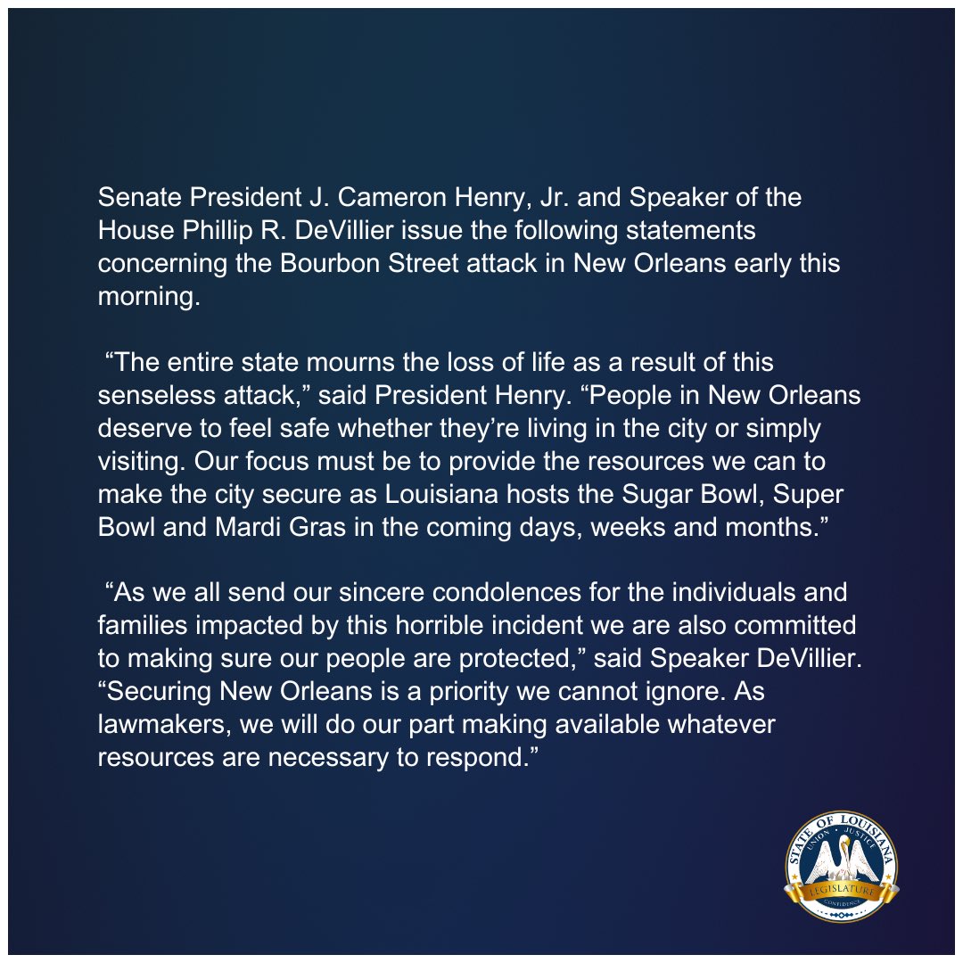 Louisiana House of Representatives tweet media