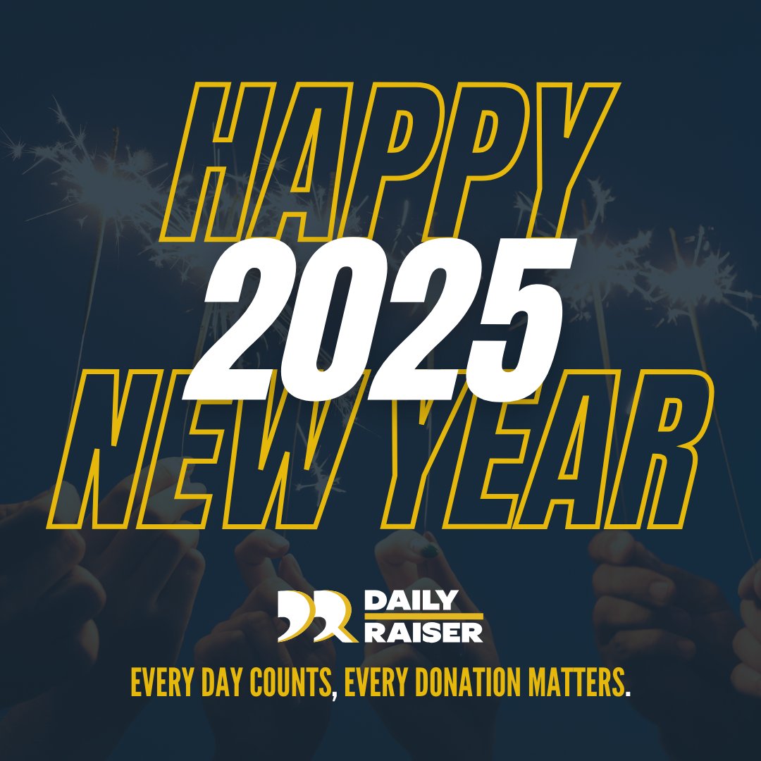 DailyRaiser's tweet photo. Happy New Year from all of us here at Daily Raiser! We can't wait to see what 2025 will bring! #HappyNewYear https://t.co/SlamZ58vPZ