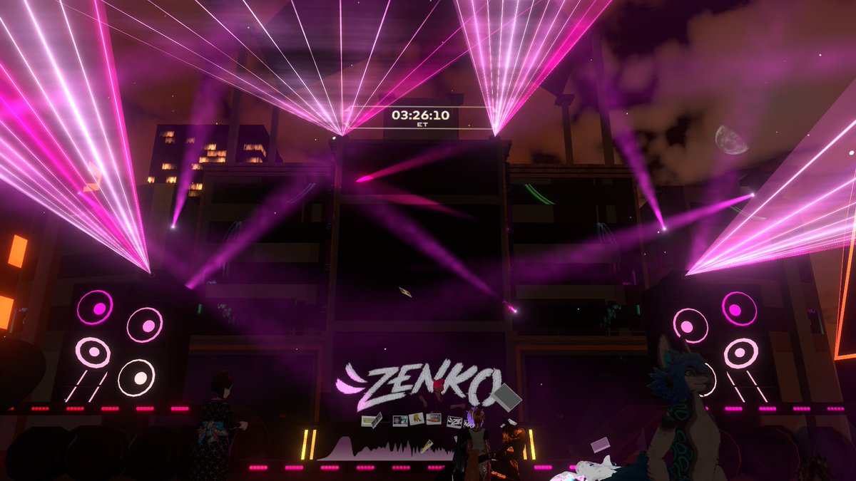 InterloprVR's tweet photo. Last night was massive. Let's do it all again! (well, without the counting down to a new year part because we're already there) #VRChat #VRCNYE2025

Day 3 begins at 3 p.m. ET https://t.co/Yh9yXCxE7s