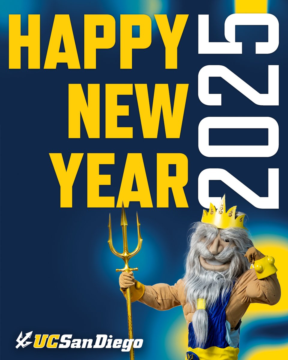 Happy New Year! Cheers to 2025 🔱 

#GoTritons