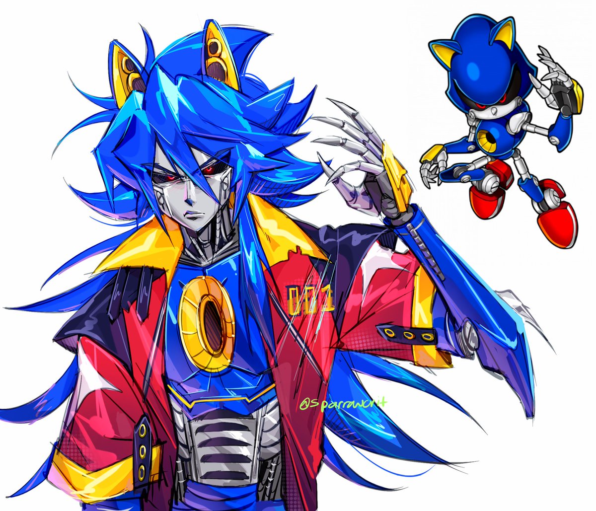 sparrowcrit's tweet photo. He almost looked like Genos before I changed my mind

#metalsonic #sonic https://t.co/HurG5dlcnn