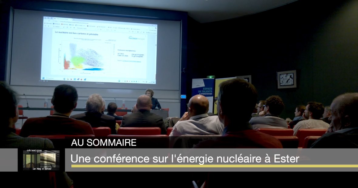 7ALimoges's tweet photo. Le Mag d'Ester - Janvier 2025 Au sommaire : La nouvelle usine de production d'ORANO MED. Une conférence sur la filière nucléaire à @EsterTechnopole 👉🏽📺
https://t.co/YsUTxRG8ff https://t.co/VqTemRBQxI
