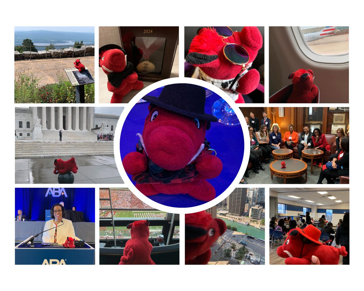 #HonRed wishes everyone a Happy New Year as he takes some time for rest and relaxation after a busy 2024. He looks forward to more travels in 2025 as we continue celebrating 100 years of #ArkansasLaw.