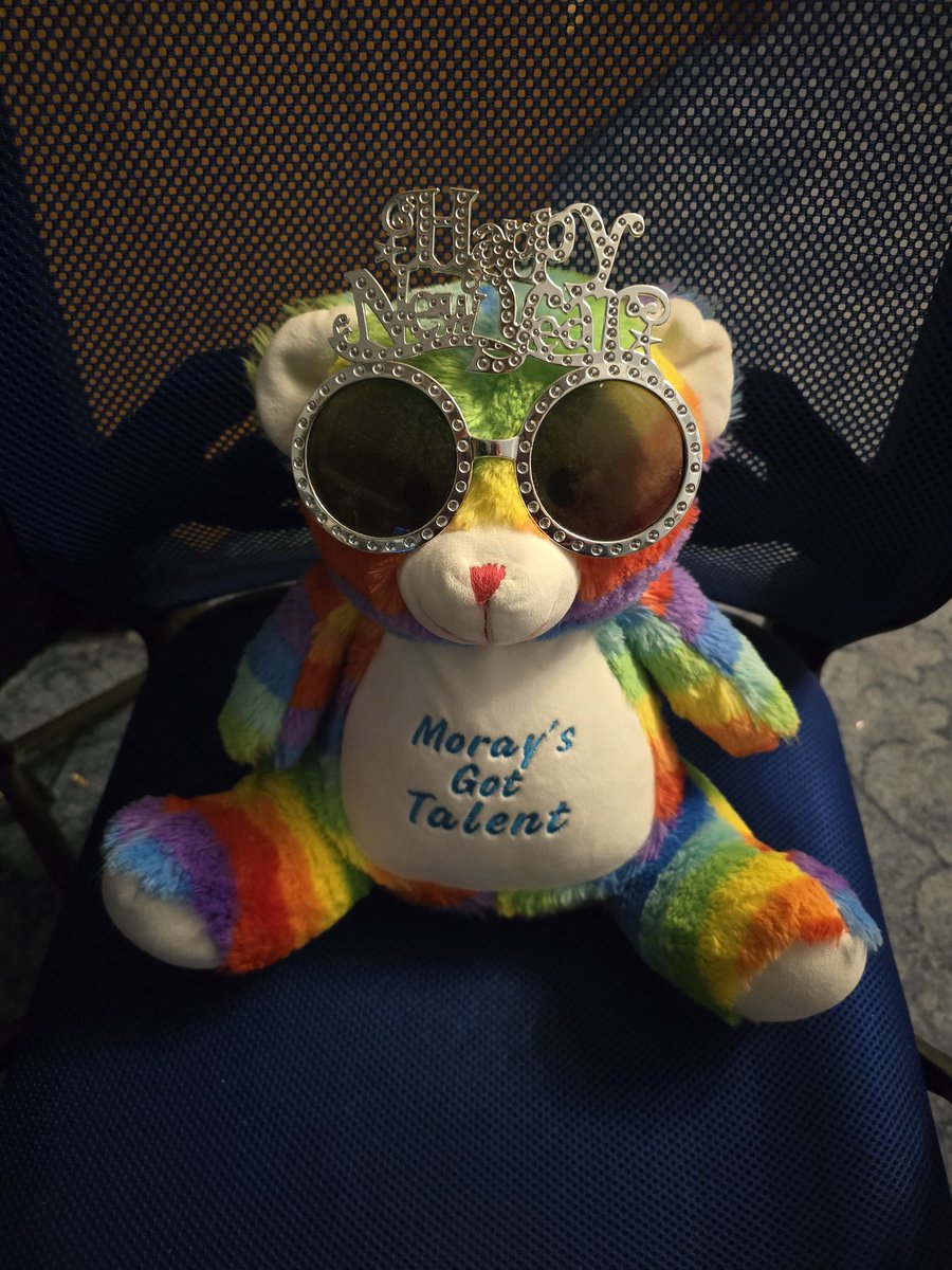 Happy new year from Rosie the rainbow 🌈 bear