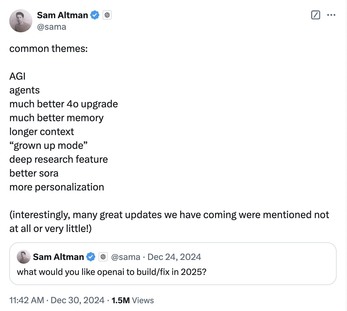 Yuchenj_UW's tweet photo. @ai_for_success @OpenAI @sama "Open source" is gone 😭 https://t.co/QpYwIuggQ6