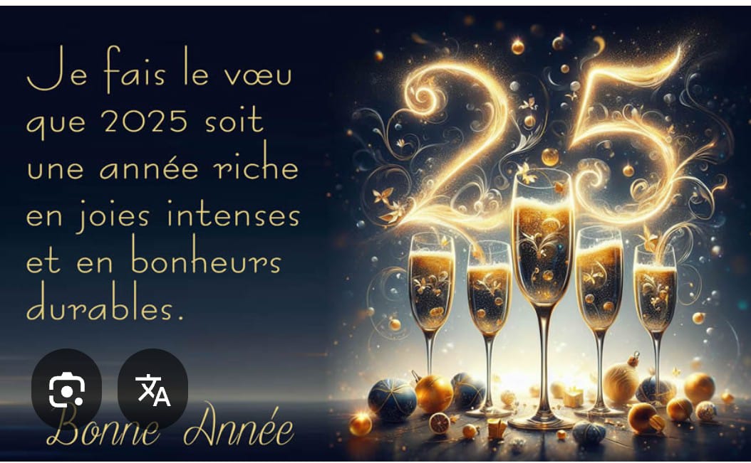 perlemarin2's tweet photo. @MaNou68738389 Bonne et heureuse année🎉🤩😁 et continuez à nous faire rire 😁 https://t.co/bpFF4DP9FL
