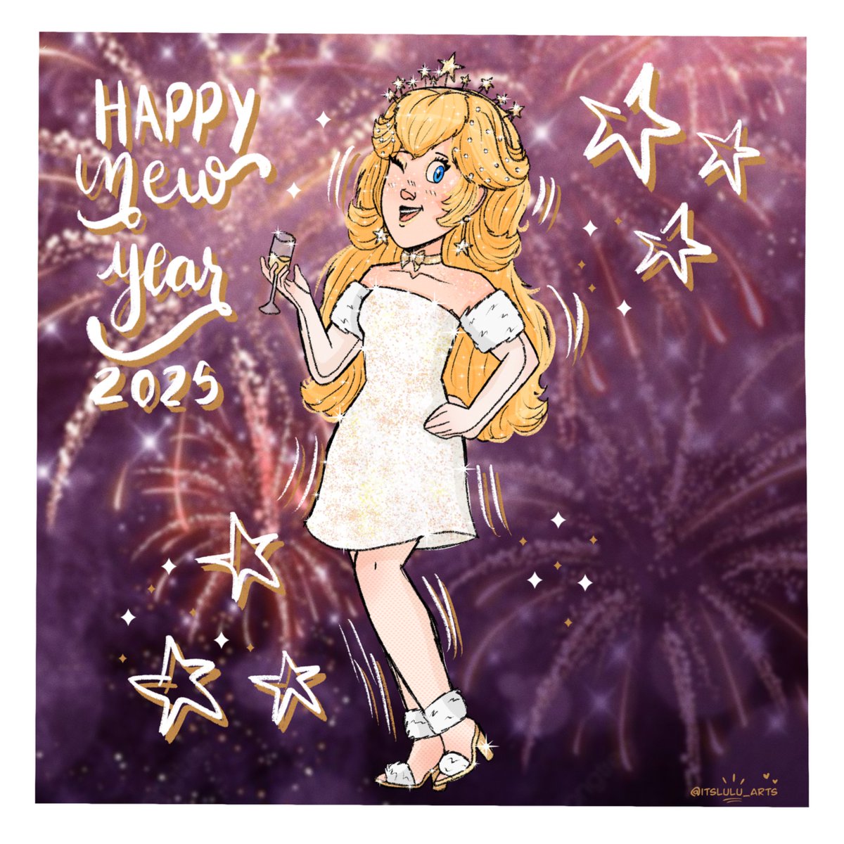 Itslulu_arts's tweet image. HAPPY NEW YEAR!!! 🎆✨
#HappyNewYear #HappyNewYear2025 #NewYear2025 #NewYear #PrincessPeach #SuperMario #TheSuperMarioBrosMovie #SuperMarioMovie #drawing #Nintendo