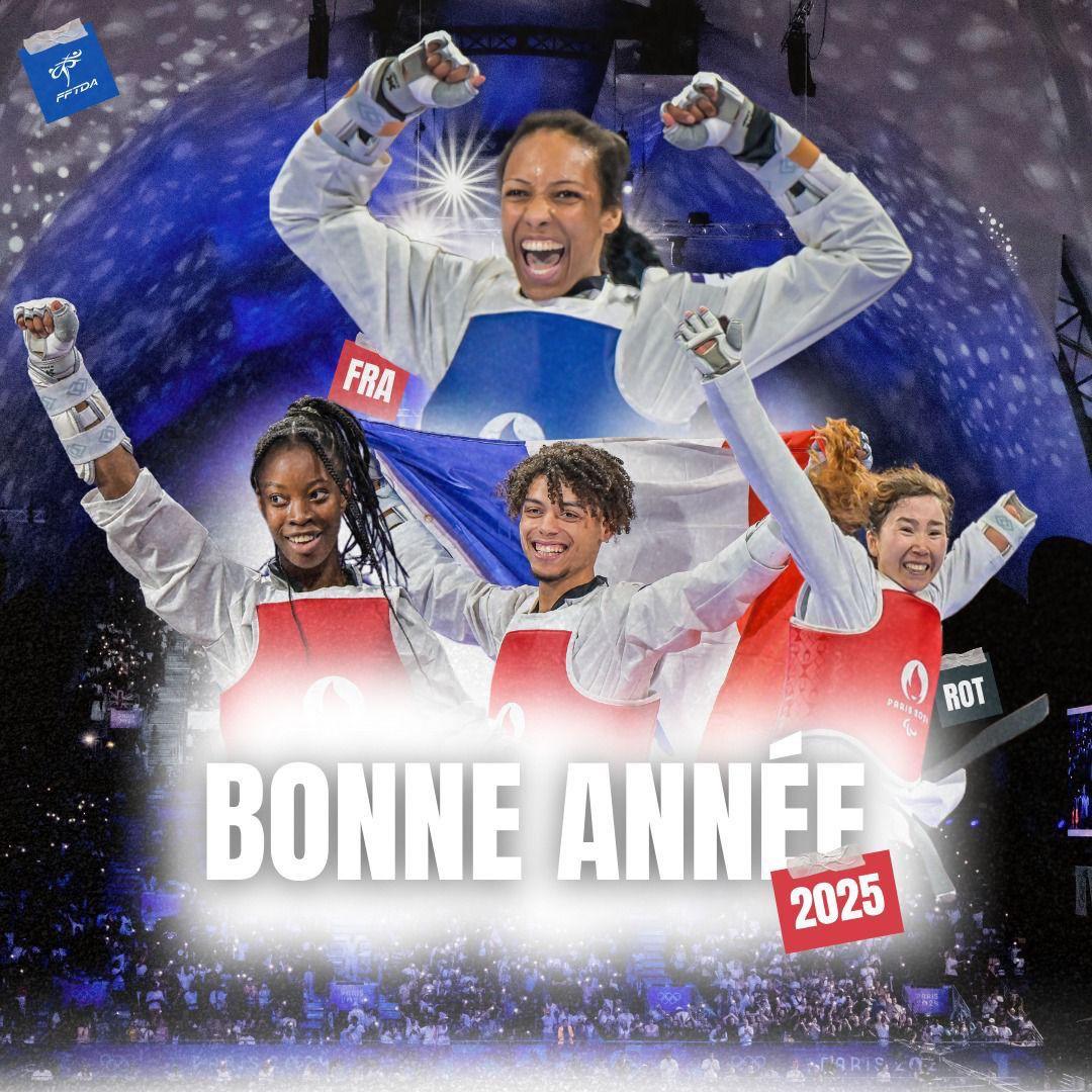 ✨ 𝗠𝗲𝗶𝗹𝗹𝗲𝘂𝗿𝘀 𝘃œ𝘂𝘅 𝗽𝗼𝘂𝗿 𝟮𝟬𝟮𝟱 ! ✨

Un grand merci à tous ceux qui œuvrent au quotidien pour faire grandir nos disciplines : bénévoles, éducateurs, dirigeants et licenciés 🙏

La FFTDA
