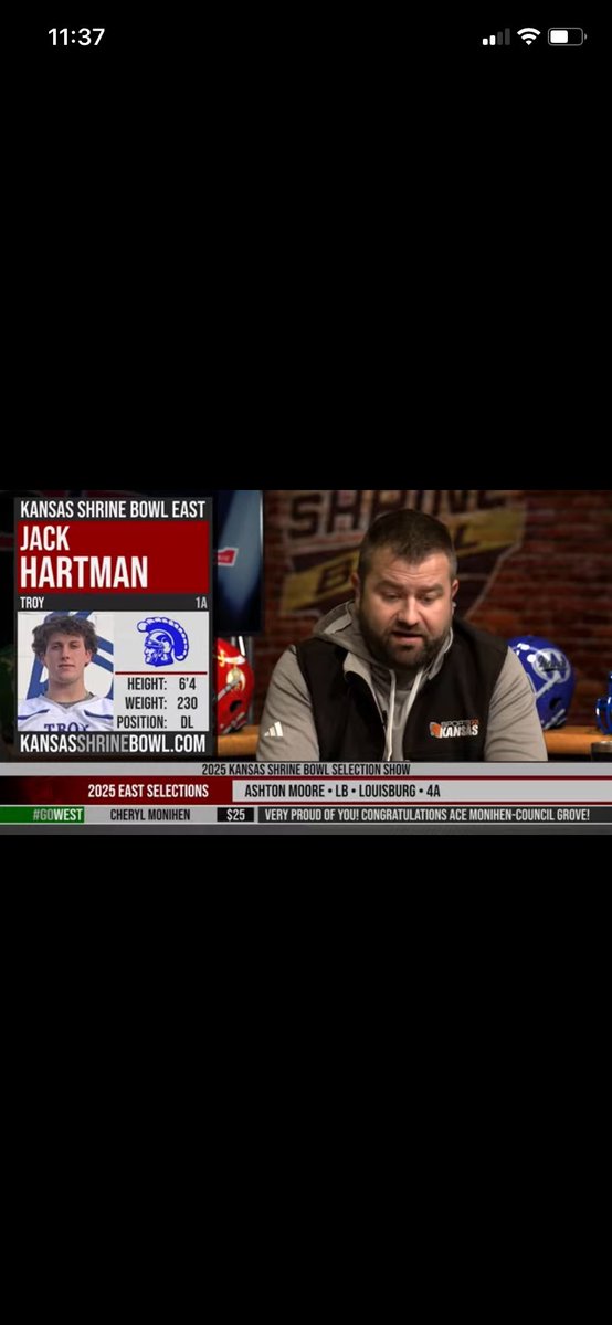 Derek Jasper (@rifleman15) on Twitter photo Excited for <a href="/jack_hartman6/">jack hartman</a> to get the opportunity to play in the most important game in our state. What a great honor and accomplishment! 🏈💙 Excited for <a href="/jack_hartman6/">jack hartman</a> to get the opportunity to play in the most important game in our state. What a great honor and accomplishment! 🏈💙
