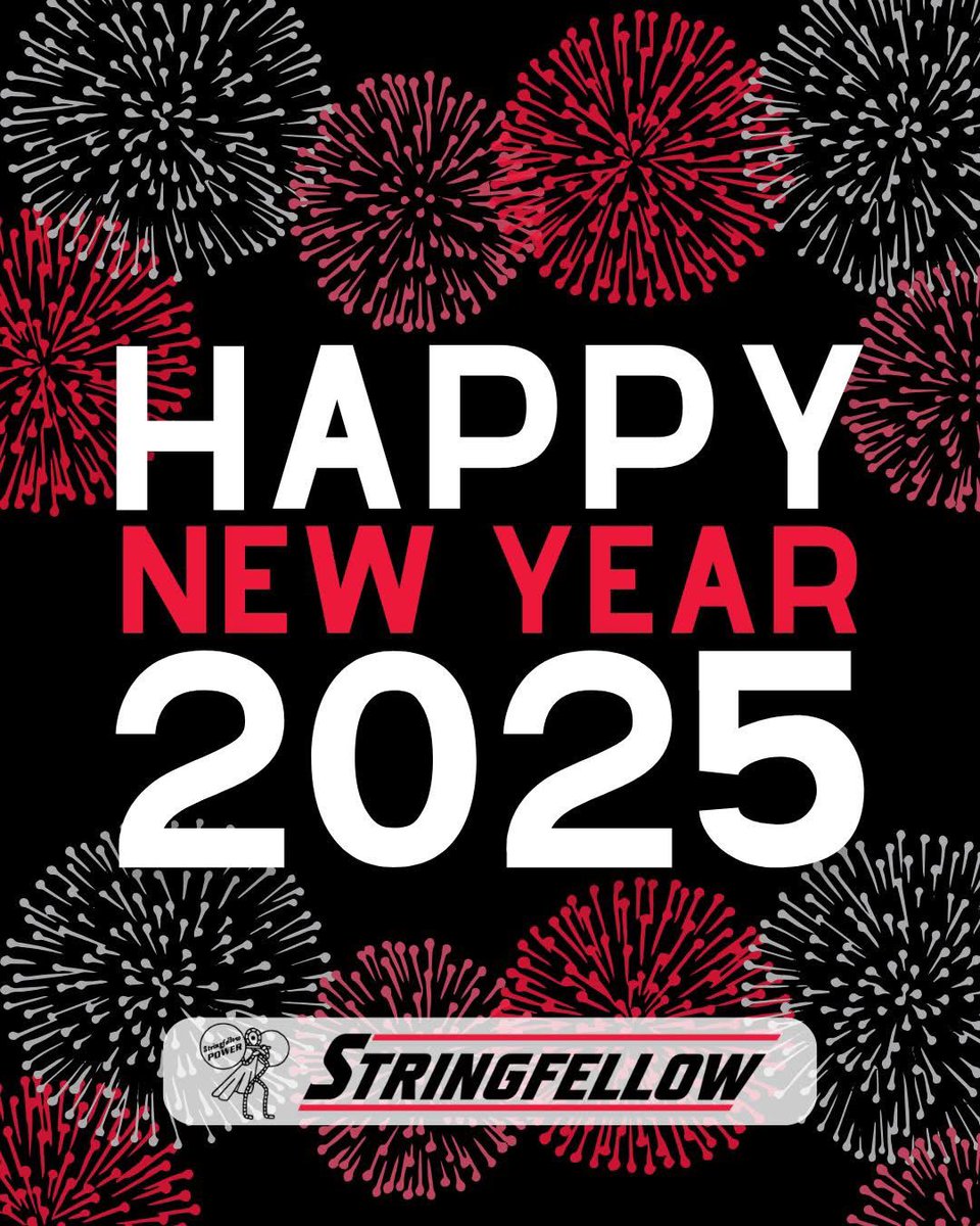 StringfellowInc's tweet image. Happy New Year from all of us at Stringfellow! 🥳✨
Here’s to another year of serving our amazing community with care and dedication. May 2025 bring you joy, success, and countless blessings. 🥂💛