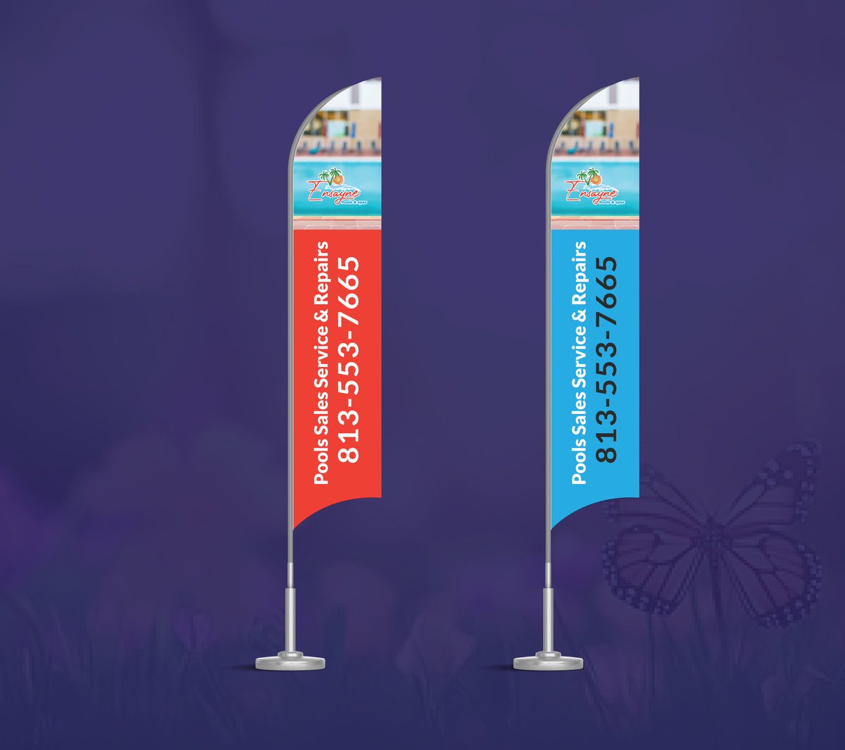 New year! new feather flag project done for Fiverr  client
#newyear #2025 #flag #business