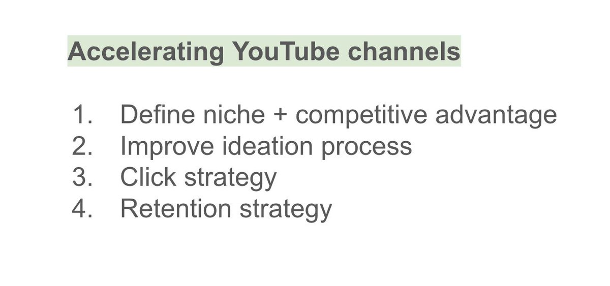 PaddyG96's tweet image. Enter our approach to YouTube. 

Which I’ll walk through step by step: