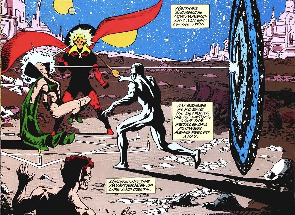 dano_cosmic's tweet photo. Power Cosmic -> Soul Gem -> Mind Gem
✨
Silver Surfer/Warlock: Resurrection #1 (Vol. 1, 1993)
✨
W/A/I-#JimStarlin,C-#IanLaughlin,L-#JackMorelli
✨
#SilverSurfer #AdamWarlock #InfinityWatch #Moondragon #Marvel #MarvelComics #MarvelCosmic https://t.co/Z95D7dZD7Q