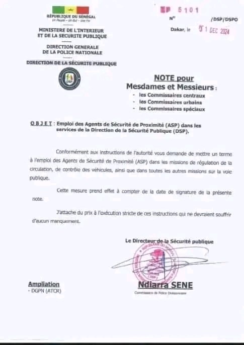 snap221com's tweet image. 📌🇸🇳les  #ASP sont désormais retirés de la circulation.👇
