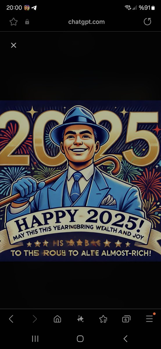 ThePonSUI's tweet photo. Happy new year almost-rich people! https://t.co/h8udRQQB9g