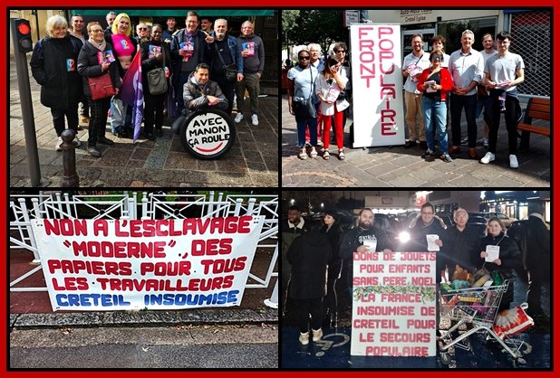 Très  bonne année 2025 à tou·te·s les insoumi·se·s ! On ne lâche rien !
Merci aux militant.e.s pour leur engagement en 2024 avec #CréteilInsoumise et le #NouveauFrontPopulaire à #Créteil !  #LFI