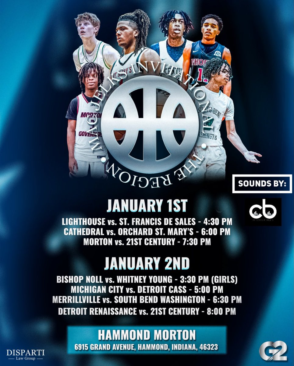 G2 Hoops, LLC Day 1 of 8th Annual Mac Jelks Invitational is here ❗️❗️❗️#MacJelksInvitational 

🚨Jan. 2 <a href="/3/">Blair</a>:30p Morton vs Whitney Young *Girls*🚨