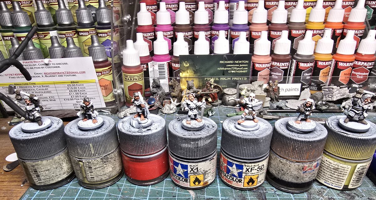 PaintsPirate's tweet image. #miniaturepainting #halfling #dwarf #dnd party #tsr #ralpartha