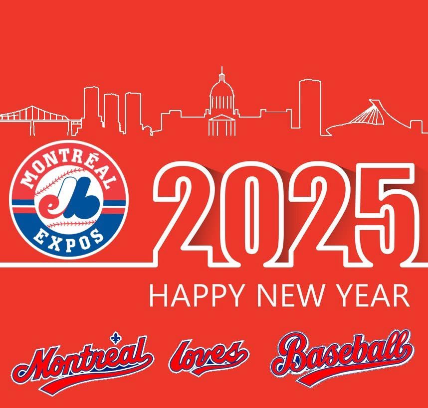 MLBMTL's tweet image. ⚾ Bonne Année! 🥳 

To all #Expos fans out here, we wish you a Happy New Year! 🍾🎉

As long as we love baseball, the dream lives on!✊

#MLBMTL #MontrealExpos #Montreal #MTLExpos #ExposMTL #BringBackTheExpos #ExposNation #BaseballCanada