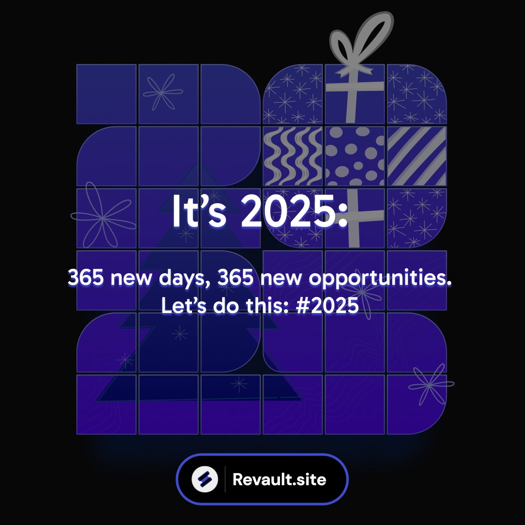 RevaultSite's tweet photo. #HappyNewYear2025 https://t.co/EgG8mleEJf