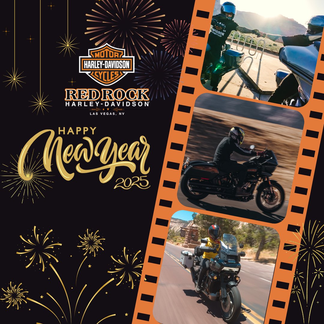 redrockharley's tweet photo. Rolling into the new year with gratitude and excitement! ✨ Thank you, Red Rock Family, for making 2024 unforgettable. Here’s to more memories, adventures, and good times in 2025—let’s ride! 🔥 #RedRockHD #NewYearNewRoads https://t.co/hjcBHlzwyJ