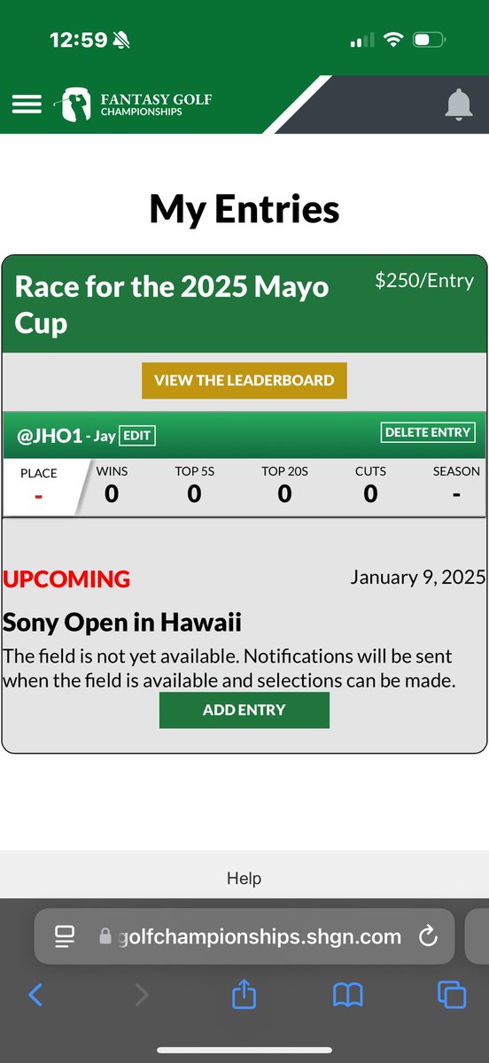 JasonHousey's tweet photo. @ThePME Let’s gooooo!!! Pumped to be back for another season. Would love a 2nd for the weekly longshots https://t.co/cDN2xCnd7F