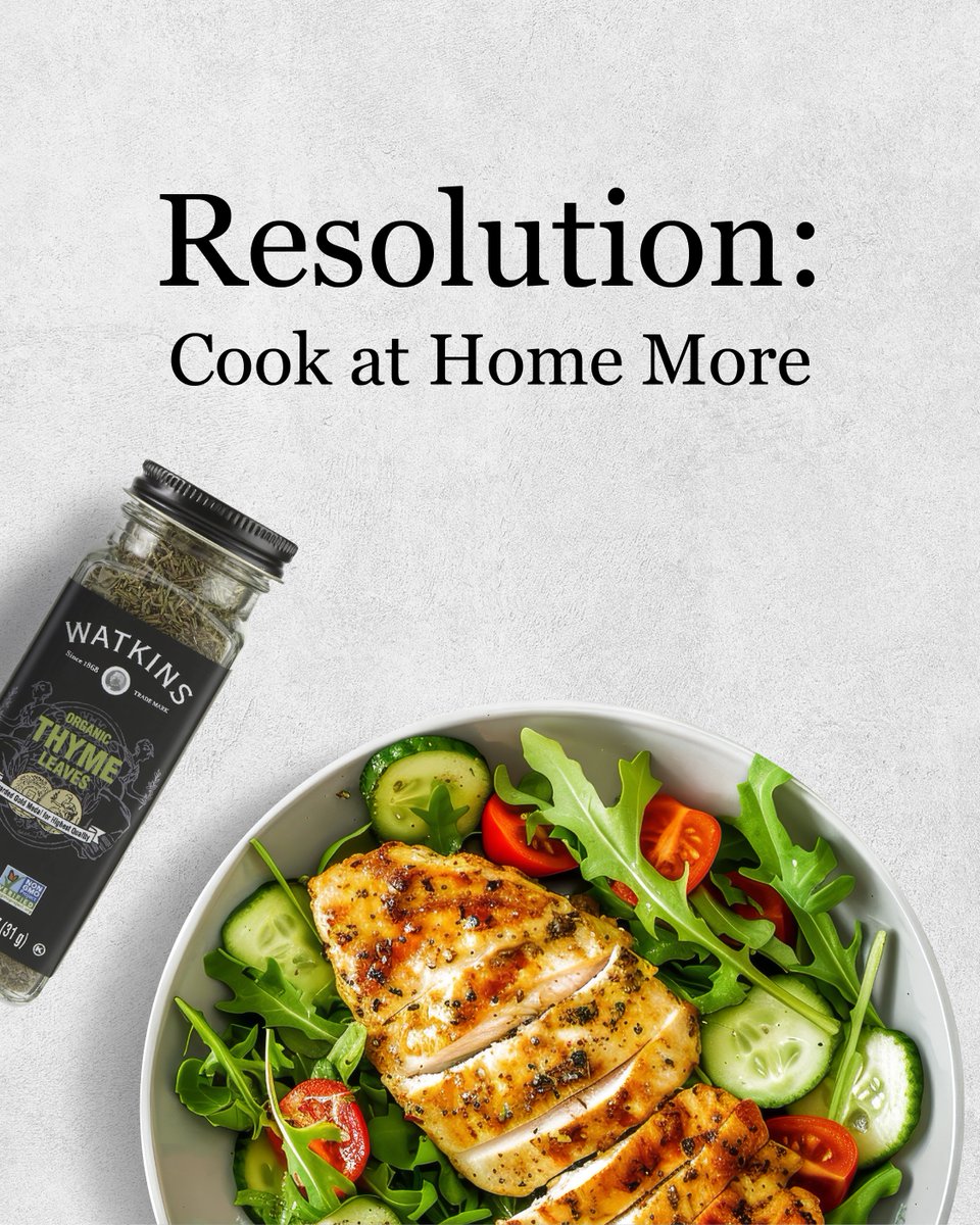 Eating healthy has never tasted this good 😋 Stick to your goals this year without compromising on flavor! Watkins Organic Spices, Herbs &amp; Seasoning Blends are packed with flavor.

#watkins1868 #watkins #healthycooking #healthyeating