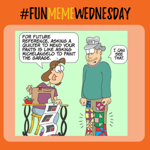 cotton_cuts's tweet image. When you ask a quilter to fix your pants and there is a bit of a misunderstanding! 🎨🧵
#QuilterProblems #SewingHumor  #cottoncuts