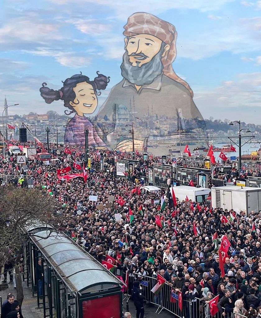 Dün Ayasofya
Bugün Emevi
Yarın Aksa.

#GalatayaGel