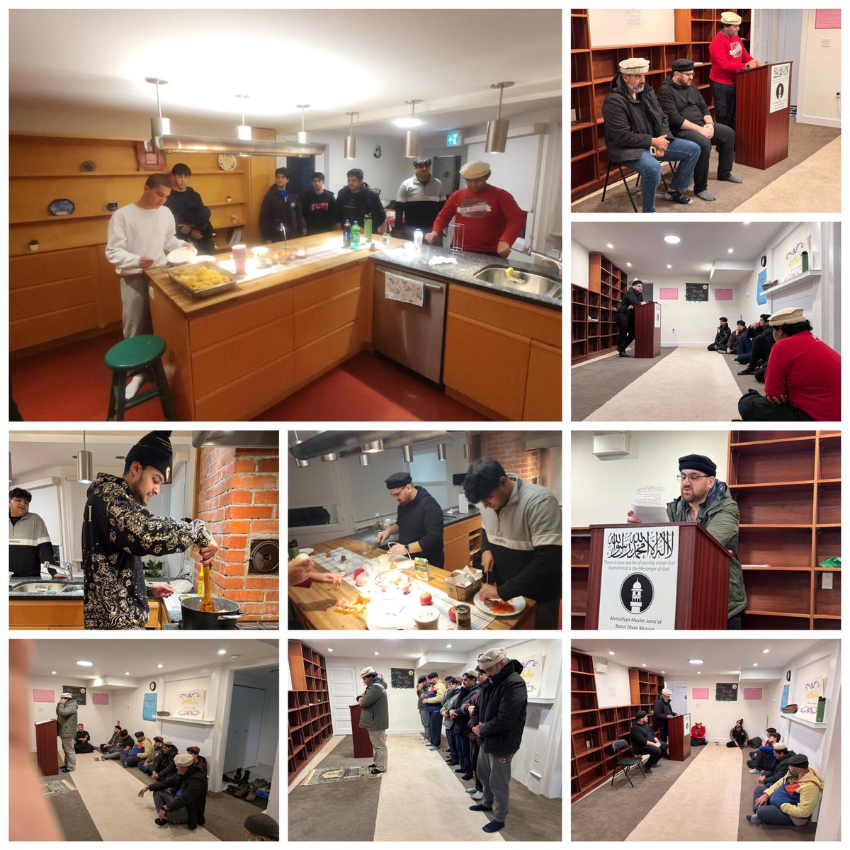 AMYAAtlanticCAN's tweet photo. MKA Atlantic Canada wishes you a very Happy New Year.
Our youth in Newfoundland held a Khuddam night to welcome this New year with prayers and to make a strong bond with our brothers.
Two guests kerem from Turkey &amp; george from Spain joined us. 
#HappNewYear2025 #st.John’s #NL https://t.co/ImNEddB8w5