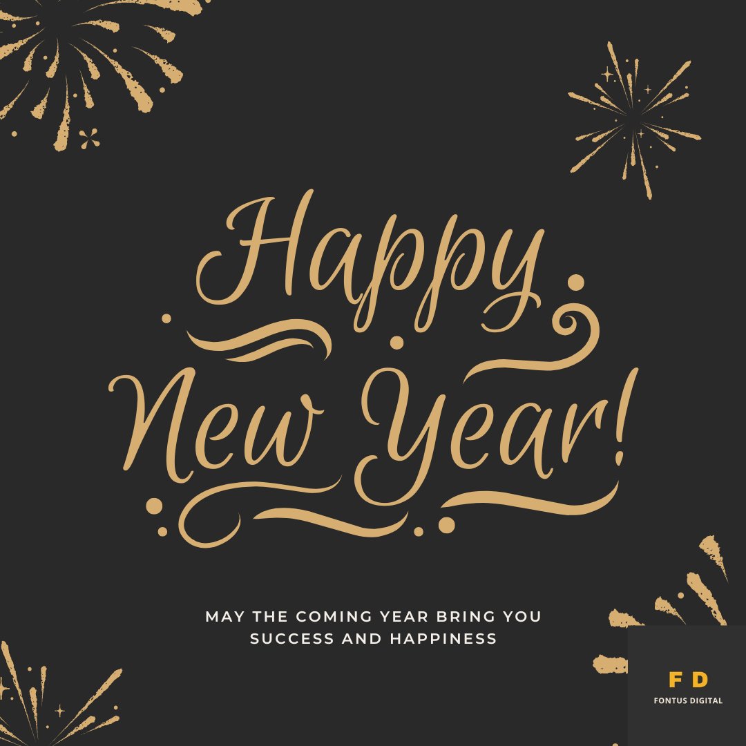 FontusDigital's tweet image. Happy new year and best wishes for 2025 from your friends here in Fontus Digital.