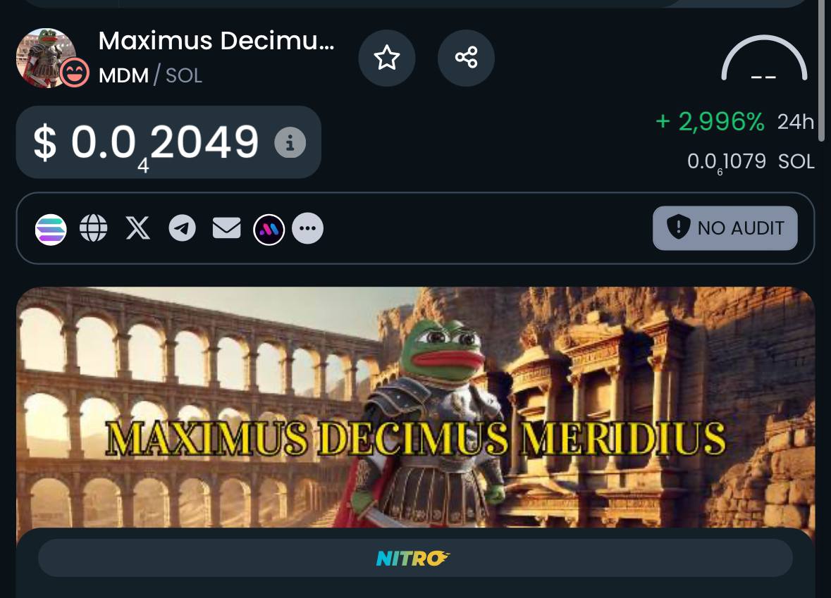 MDMsol_'s tweet photo. Dextools just update for logo and socials - https://t.co/kSqNRXzfP9 https://t.co/PHHKmlGkC1